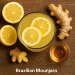 Brazilian Mounjaro Recipe: 3 Ingredients, 4 Powerful Benefits 5 Brazilian Mounjaro recipe wellness drink with lemon and ginger