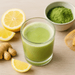 Japanese Mounjaro Recipe – Restore Calm Energy After 30 Naturally 5 Japanese Mounjaro recipe drink with matcha, lemon, and fermented citrus