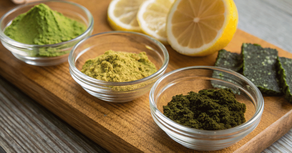 Japanese Ozempic Recipe: A Clean and Natural Slimming Drink Japanese Ozempic recipe ingredients for Japanese Ozempic recipe – matcha, ginger, kombu