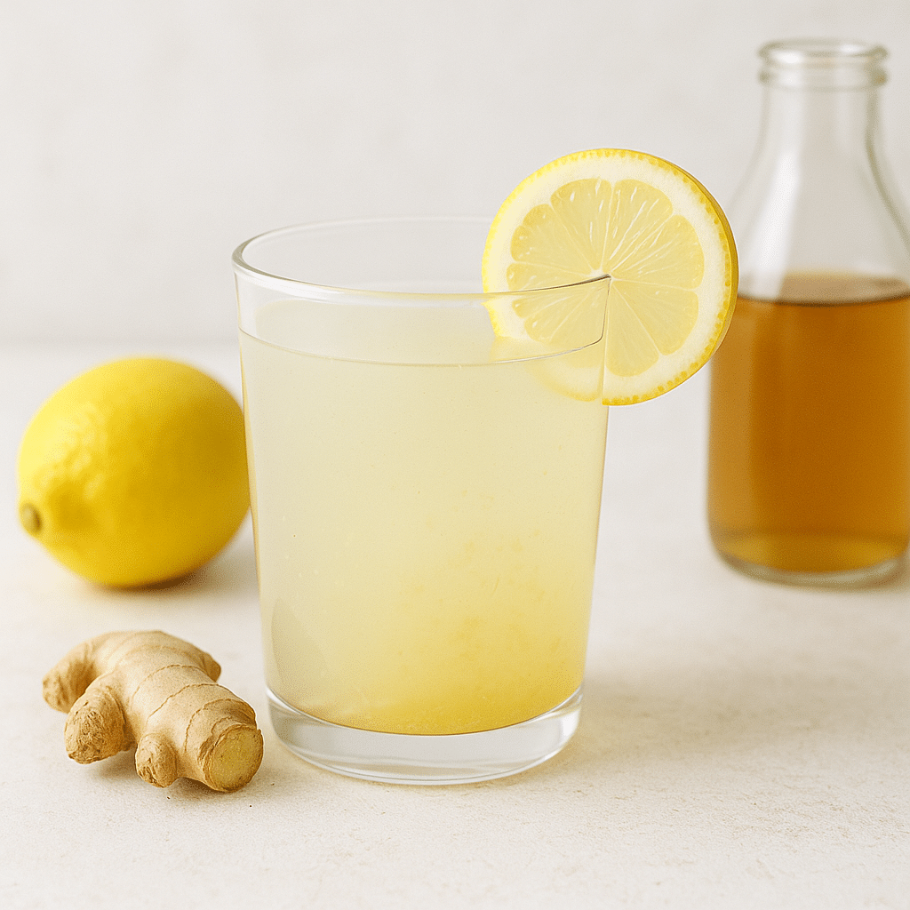 Natural Mounjaro Recipe detox drink in glass