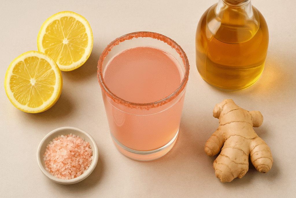 Pink Salt Trick Recipe – Real Results in 7 Days for Bloat & Focus Pink Salt Trick Recipe pink salt trick recipe with lemon, ginger, ACV