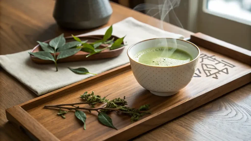 Korean Green Tea for Anti-Aging: Discover Nokcha’s Glow Secret Korean green tea for anti-aging Korean green tea for anti-aging in a traditional tea setting